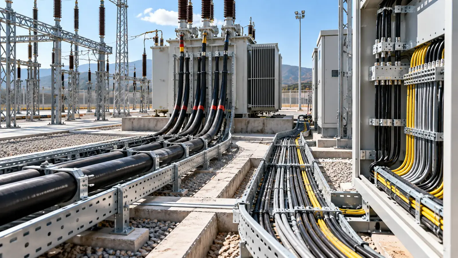 Trafo Merkezinde Güç ve Kontrol Kabloları Aynı Güzergâhta Nasıl Ayrıştırılır?